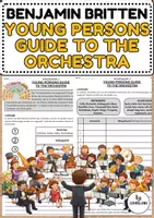Vorschau - Arbeitsblätter - Young persons guide to the orchestra - Musik Jg.5-7 - Deckblatt