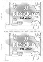 Vorschau - Arbeitsblätter - DaZ Kleidung | DaZ Grundschule - Miniheft zur Kleidung (DaZ Klasse 1 bis 4) Wortschatz, Lesen & Schreiben, Fördermaterial - Seite 3