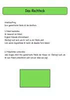 Vorschau - Arbeitsblätter - Geometrie: Steckbriefe Flächen (Gruppenarbeit) - Seite 3