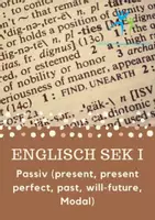 Vorschau - Arbeitsblätter - Englisch Passiv Merkblatt Aufgaben Lösung - Deckblatt
