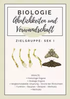 Vorschau - Arbeitsblätter - Ähnlichkeiten und Verwandtschaft – Homologie und Analogie (Arbeitsblatt mit Tabelle & Partneraufgaben) - Deckblatt