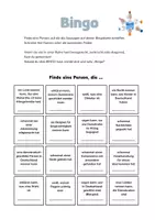 Vorschau - Arbeitsblätter - Bingo: Demokratie - Seite 1