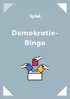 Vorschau - Arbeitsblätter - Bingo: Demokratie - Deckblatt