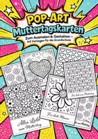 Vorschau - Mal- und Bastelvorlagen - Muttertagskarten - Pop-Art - Karten für den Muttertag gestalten - Deckblatt