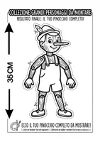 anteprima - Altro tipo di materiale - Pinocchio da Montare: Laboratorio di Creatività e Motricità - Pagina di copertina