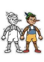 anteprima - Altro tipo di materiale - Pinocchio da Montare: Laboratorio di Creatività e Motricità - Pagina 1