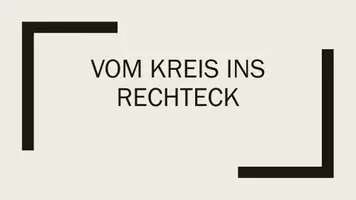 Vorschau - Arbeitsblätter - Flächeninhalt eines Kreisbestimmen - Deckblatt
