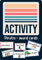 anteprima - Didattica a stazioni - ACTIVITY: Pirates Word Cards (ATTIVITÀ per le classi quinte: Carte di parole sui pirati) - Pagina di copertina