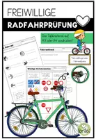 Vorschau - Arbeitsblätter - Tafelmaterial zur Radfahrprüfung (Österreich) – Fahrrad, Verkehrszeichen & Arbeitsblätter - Deckblatt