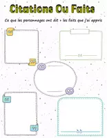 Aperçu - Feuilles d'exercices - Mon grand journal de lecture : défis, histoires et découvertes - Page 3