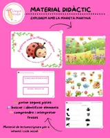Vista previa - Hojas de trabajo - Explorem amb la Marieta Martina🐞🌸 - Portada