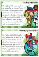 Vorschau - Bildkarten - Fußball WM 2026 Abschreibkartei (Druckschrift) | Lesen & Schreiben Klasse 2–4 | Sachunterricht & Deutsch - Seite 2