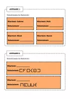 Vorschau - Arbeitsblätter - Geheimschrift Freimaurer Chiffre Arbeitsblätter Klasse 5–6 – Codes entschlüsseln (Informatik/Kryptologie, mit Lösungen) - Seite 2