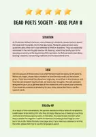 Vorschau - Arbeitsblätter - “Dead Poets Society” - Role Plays & Creative Writing (EF-Q2) - Seite 3