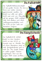 Vorschau - Bildkarten - Fußball WM 2026 Abschreibkartei (VA/Vereinfachte Ausgangsschrift) | Lesen & Schreiben Klasse 2–4 | Sachunterricht & Deutsch - Seite 2