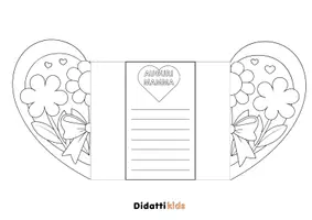 anteprima - Materiale di supporto/inclusione - Biglietto festa della mamma scuola primaria/infanzia - Pagina 1