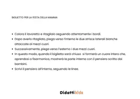anteprima - Materiale di supporto/inclusione - Biglietto festa della mamma scuola primaria/infanzia - Pagina 2