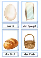 Vorschau - Stationenlernen - Zusammengesetzte Nomen - Tafelmaterial und Stationenarbeit - Seite 2