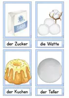 Vorschau - Stationenlernen - Zusammengesetzte Nomen - Tafelmaterial und Stationenarbeit - Seite 3