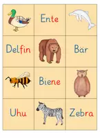 Vorschau - Spiele - Lese-Duo Kl. 1 - Tiere (4 Versionen) - Seite 3