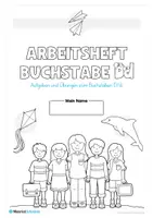 Vorschau - Arbeitsblätter - Buchstabe D / d (25 Arbeitsblätter) - Seite 1