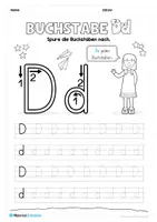 Vorschau - Arbeitsblätter - Buchstabe D / d (25 Arbeitsblätter) - Seite 3