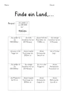 Vorschau - Arbeitsblätter - Finde ein Land_EU-Länder-Bingo - Seite 2