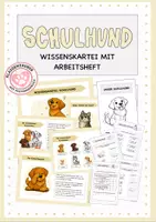 Vorschau - Arbeitsblätter - Schulhund_Wissenskartei - Deckblatt