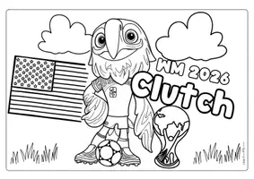 Vorschau - Mal- und Bastelvorlagen - WM 2026 | Ausmalbilder | Maskottchen - Seite 2