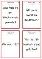 Vorschau - Arbeitsblätter - Erzählkarten - Wochenende differenziert - Seite 2
