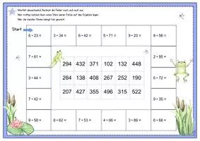Vorschau - Spiele - Halbschriftliche Multiplikation - Spiel - Seite 3