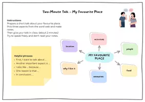 Vorschau - Arbeitsblätter - Two-Minute Talks: Speaking Activities Englisch (Klasse 7–9) - Seite 1