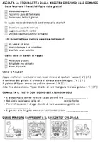 anteprima - Esercizi - Verifica ORTOGRAFIACOMPRENSIONE ORALE I - Pagina 2