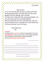 Vorschau - Arbeitsblätter - Einen persönlichen Brief schreiben (Aufbau und Beispiele) - Seite 3
