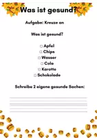 Vorschau - Arbeitsblätter - 📘 Lernheft „Gesund leben“ Klasse 1-2 - Seite 2