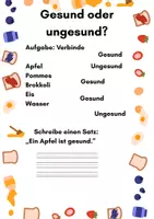 Vorschau - Arbeitsblätter - 📘 Lernheft „Gesund leben“ Klasse 1-2 - Seite 3