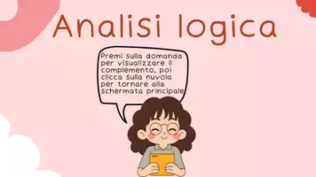 anteprima - Materiale di supporto/inclusione - Analisi logica: materiale interattivo e inclusivo - Pagina 1