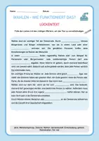 Vorschau - Stundenentwürfe - Wahlen Politik & Ethik - 90 Min. Einheit 6.-8. Klasse - Seite 1