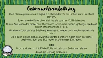 Vorschau - Präsentationen/Tafelbilder - Digitales Tafelbild "Der Freistaat Bayern" - Seite 3