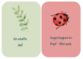 Vorschau - Poster - Positive Affirmationen Karten Growth Mindset - Seite 2