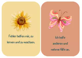 Vorschau - Poster - Positive Affirmationen Karten Growth Mindset - Seite 3
