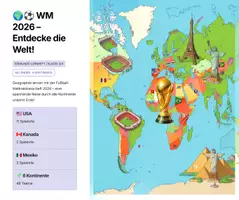 Vorschau - Stundenentwürfe - WM 2026 – Entdecke die Welt! 🌍⚽ | Erdkunde Lernheft für Klasse 3–4 (48 Länder & Kontinente) - Deckblatt