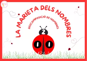 Vista previa - Tarjetas / Manipulativos - LA MARIETA DELS NOMBRES🐞🔢❤️ - página 1