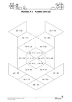 Vorschau - Arbeitsblätter - 4 Rechenmandalas zum Legen: Addition - Seite 3