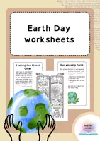 Vorschau - Text - Earth Day Worksheets - Our amazing Earth - Deckblatt