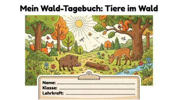 Vorschau - Unterrichtsreihen - Wald-Forscherheft: Tiere & Lebensraum Wald - Sachunterricht Klasse 2 - Seite 1