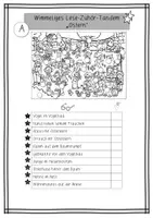 Vorschau - Arbeitsblätter - Ostern: Wimmeliges Lese-Zuhör-Tandem (Lesetraining / 3-fach diff.) - Deutsch - Kl. 1 - Seite 3