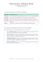 Vorschau - Arbeitsblätter - Mathe-Prüfung Mittlere Reife: Endspurt-Guide gegen Panik & Leichtsinnsfehler - Deckblatt
