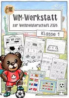 Vorschau - Unterrichtsreihen - Weltmeisterschaft 2026 - WM-Werkstatt für Klasse 1 - Deckblatt