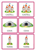 Vista previa - Juegos / Gamificación - Sant Jordi: joc de parelles amb vocabulari (lletra pal) - página 3